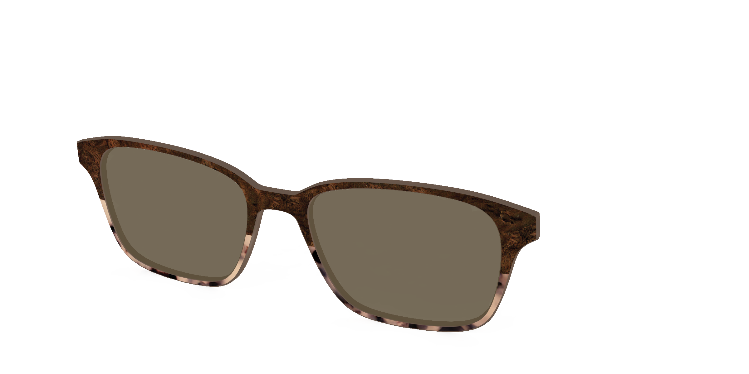 The Polarized Dark Oak Tortoise Split Sun Top - Image 56