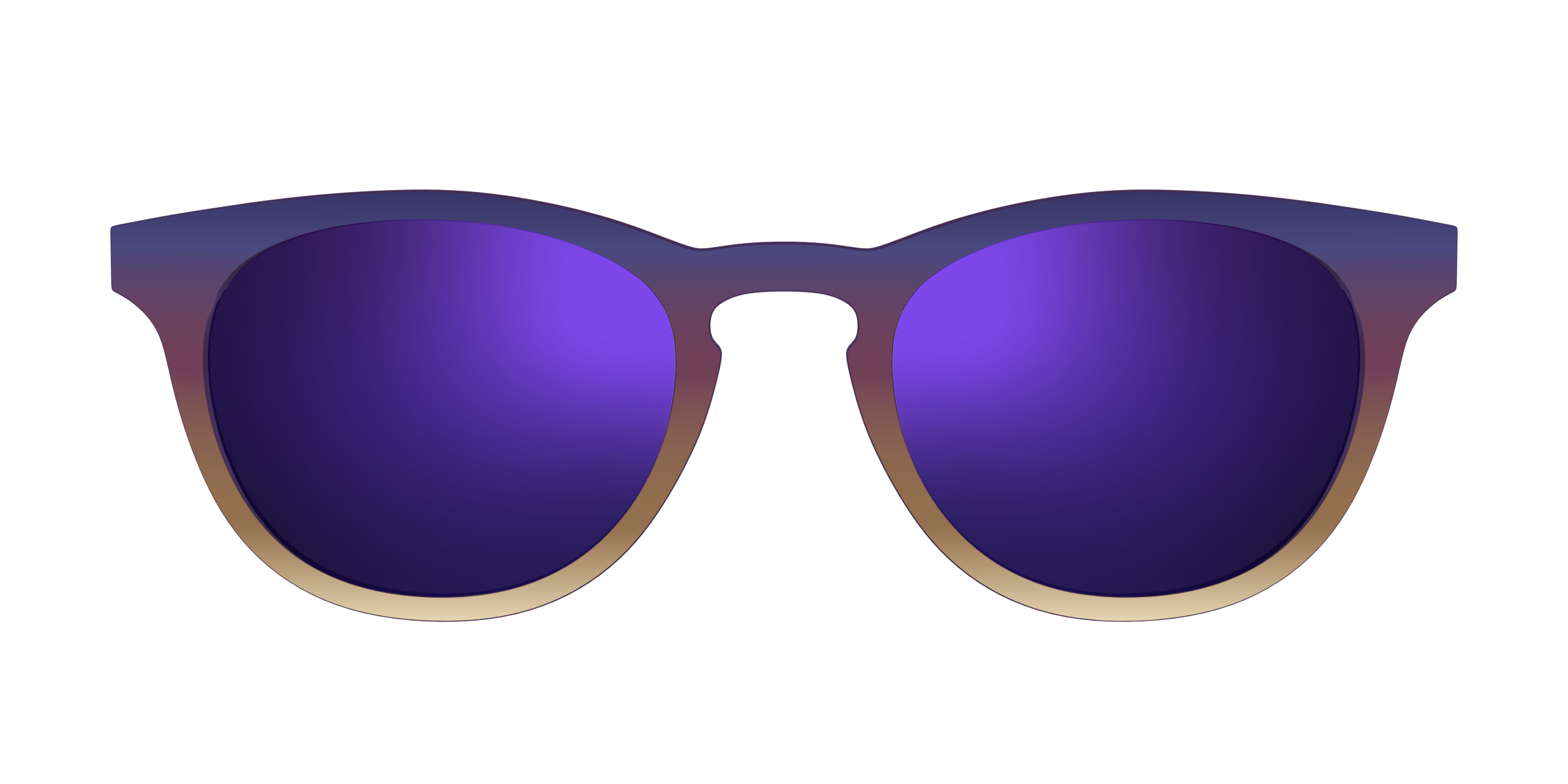 The Polarized Dusk to Dawn Gradient Sun Top - Image 3