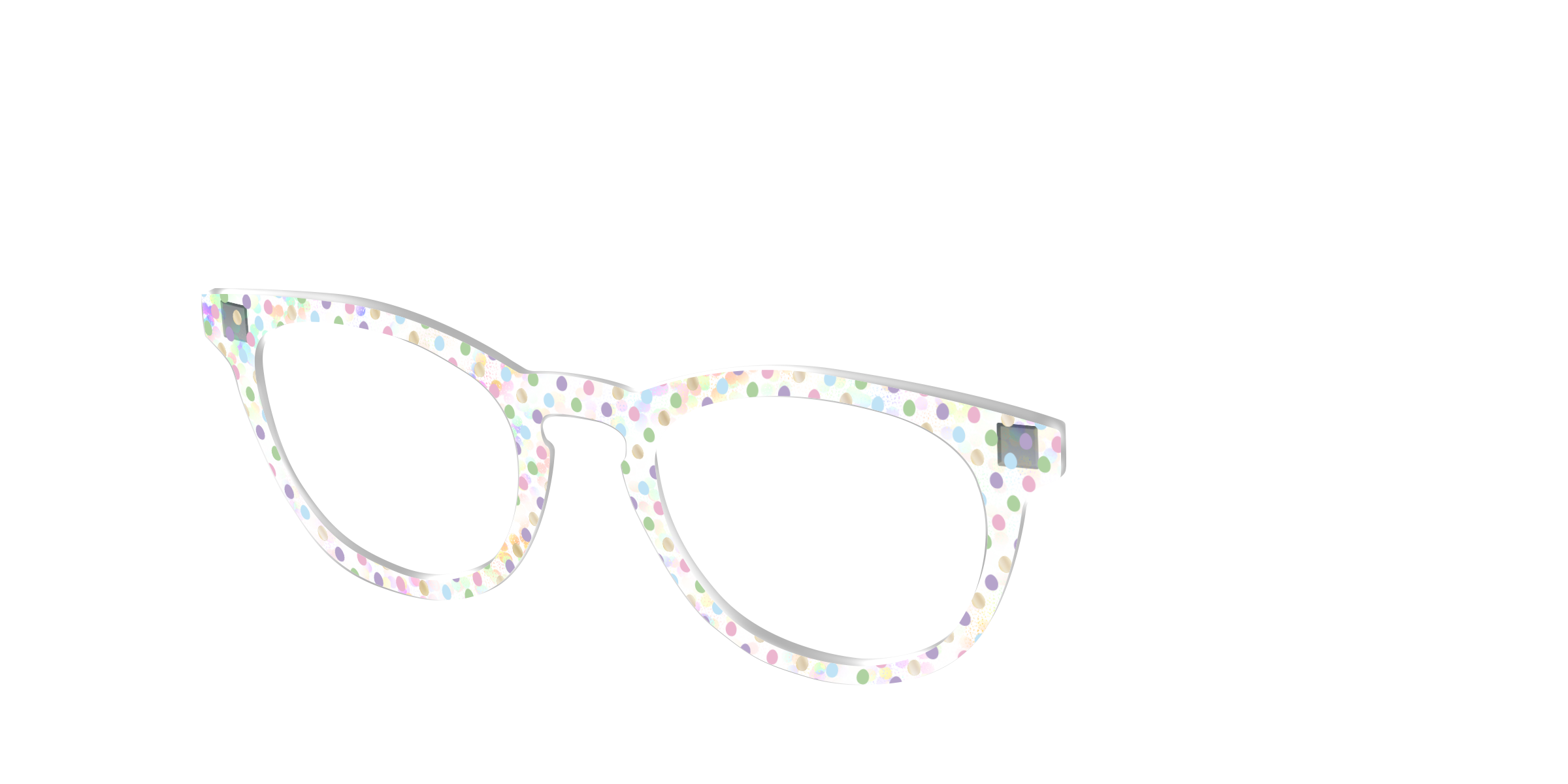 The Egg Polka Dot with Gold Foil Crystal - Image 4
