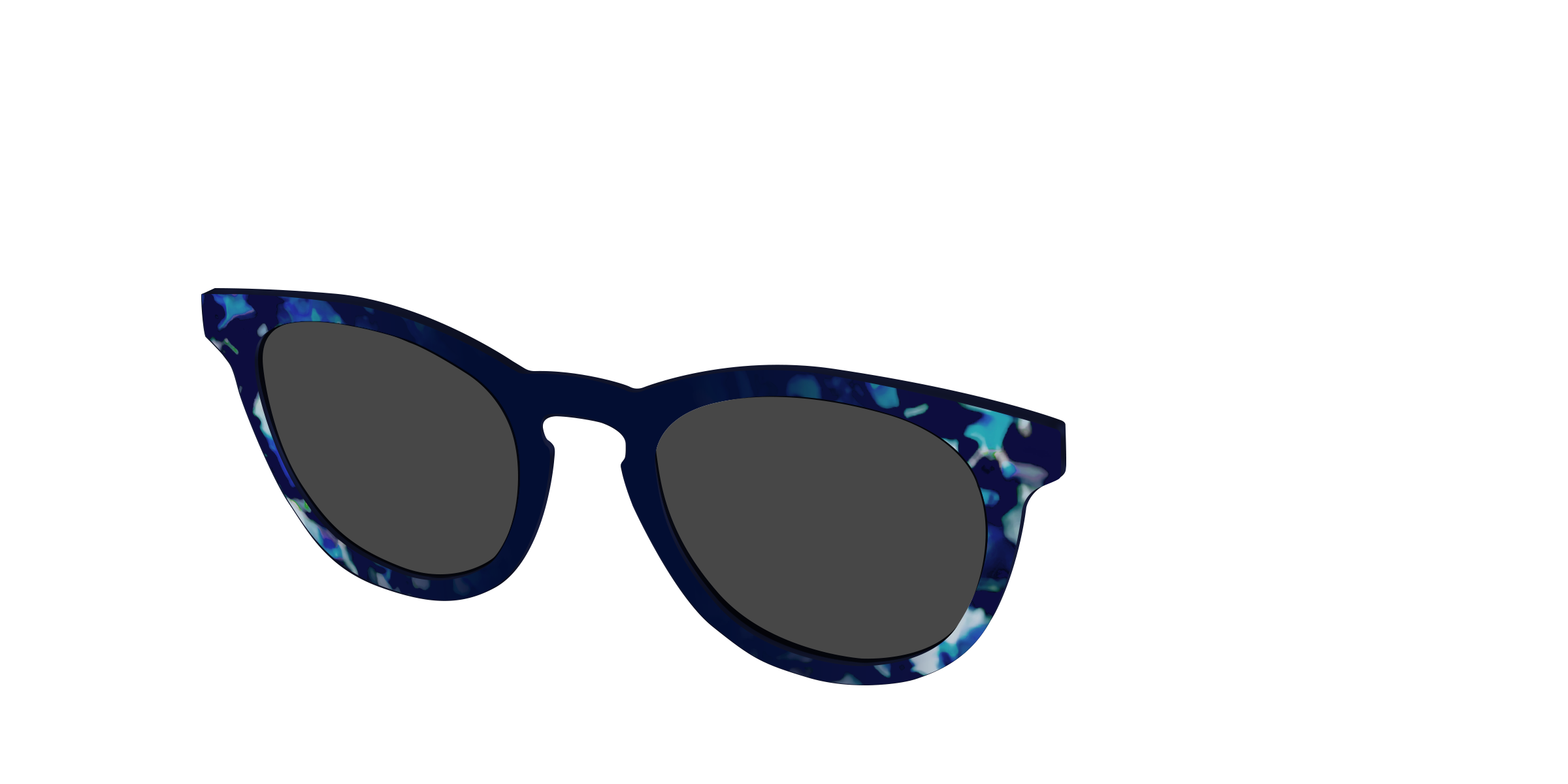 The Polarized Indigo Tortoise Sun Top - Image 4