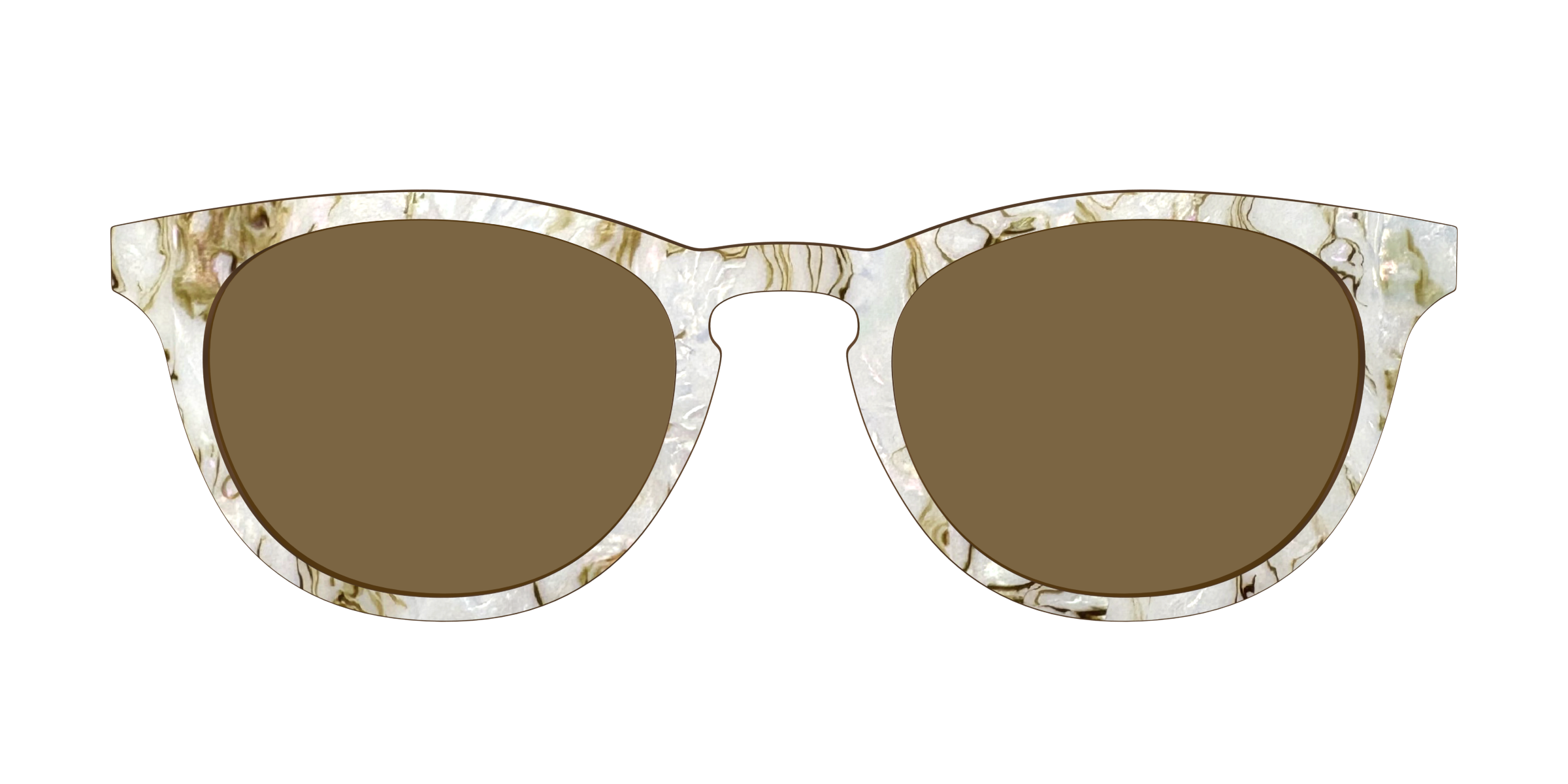 The Polarized Ivory Sand Pearl Shell Sun Top - Image 3