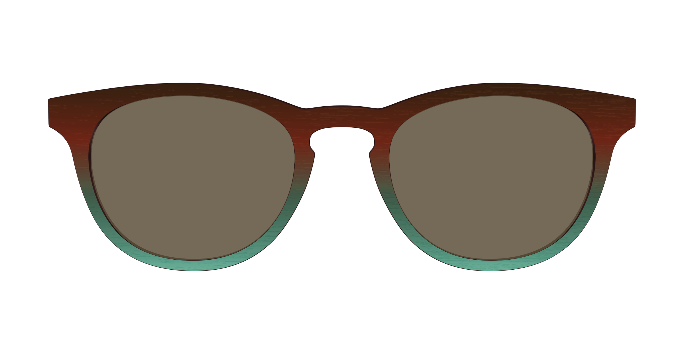 The Polarized Mahogany to Juniper Woodgrain Sun Top - Image 3