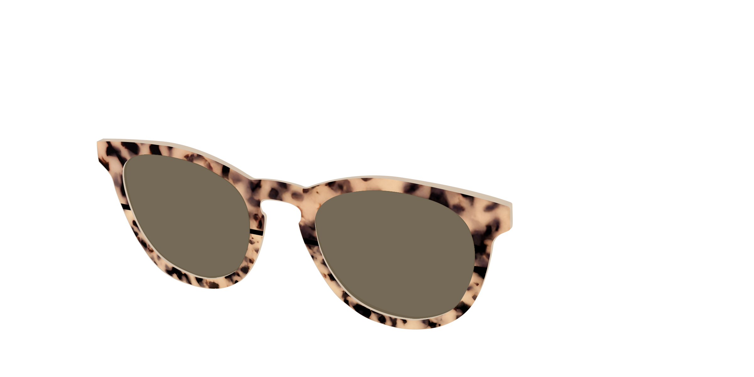 The Polarized Bisque Tortoise Split Sun Top - Image 4