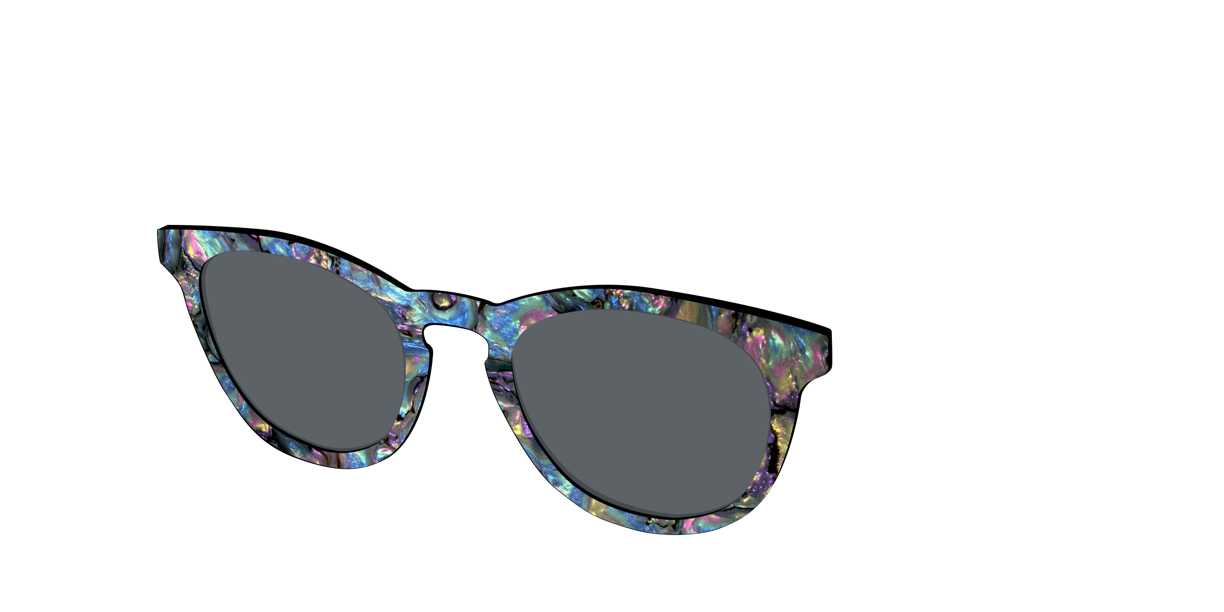 The Polarized Midnight Abalone Sun Top - Image 4