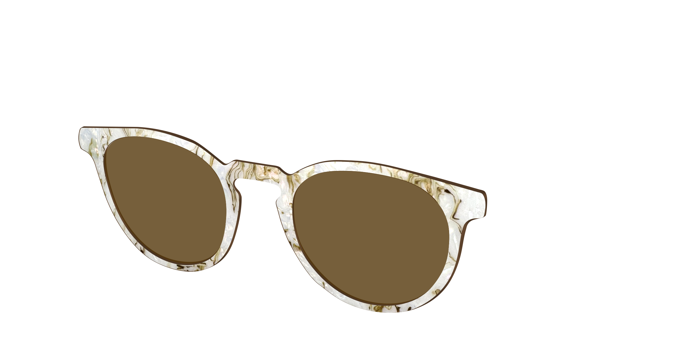 The Polarized Ivory Sand Pearl Shell Sun Top - Image 20