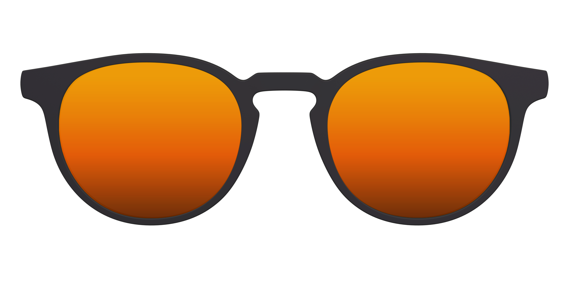 The Polarized Orange Reflective Sun Top - Image 10
