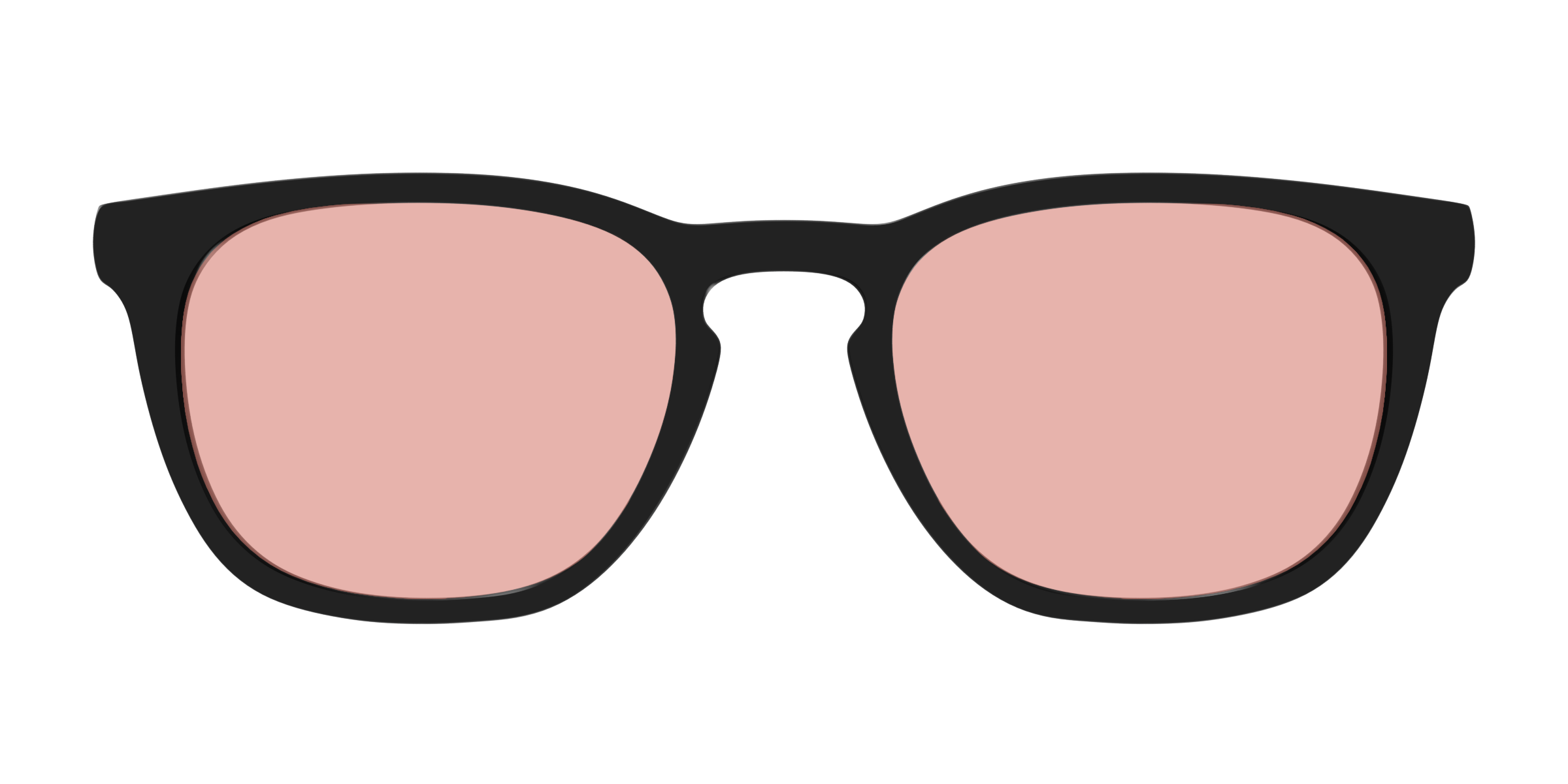 The Black With Coral Pink Lens - Image 7