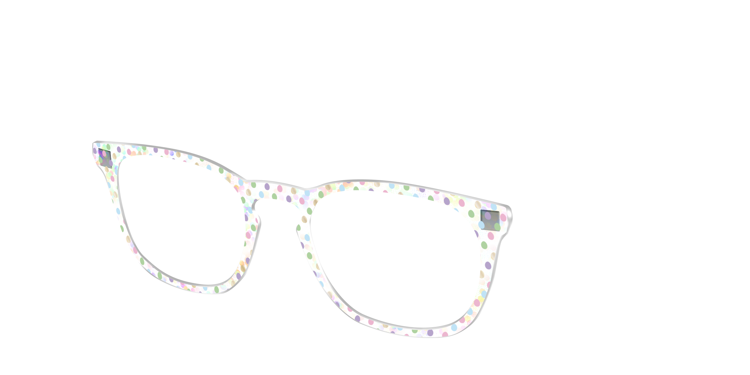 The Egg Polka Dot with Gold Foil Crystal - Image 8