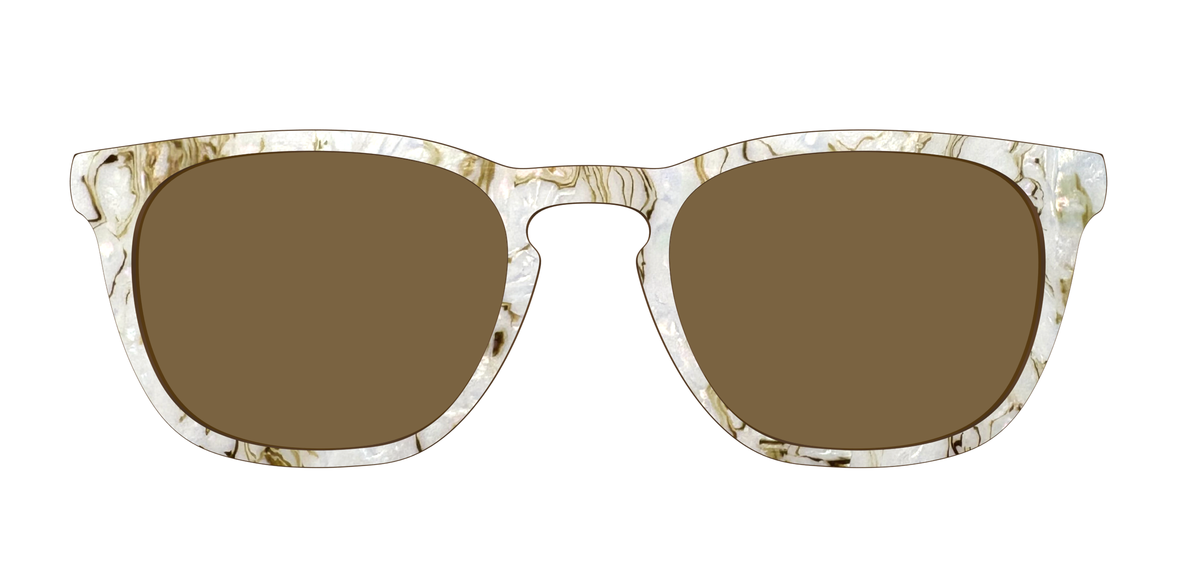 The Polarized Ivory Sand Pearl Shell Sun Top - Image 7