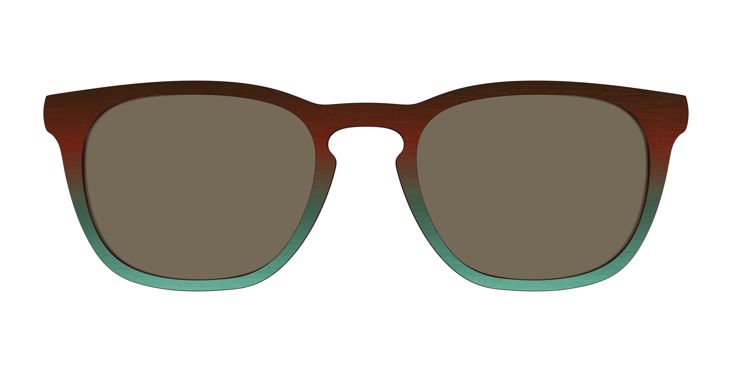 The Polarized Mahogany to Juniper Woodgrain Sun Top - Image 7