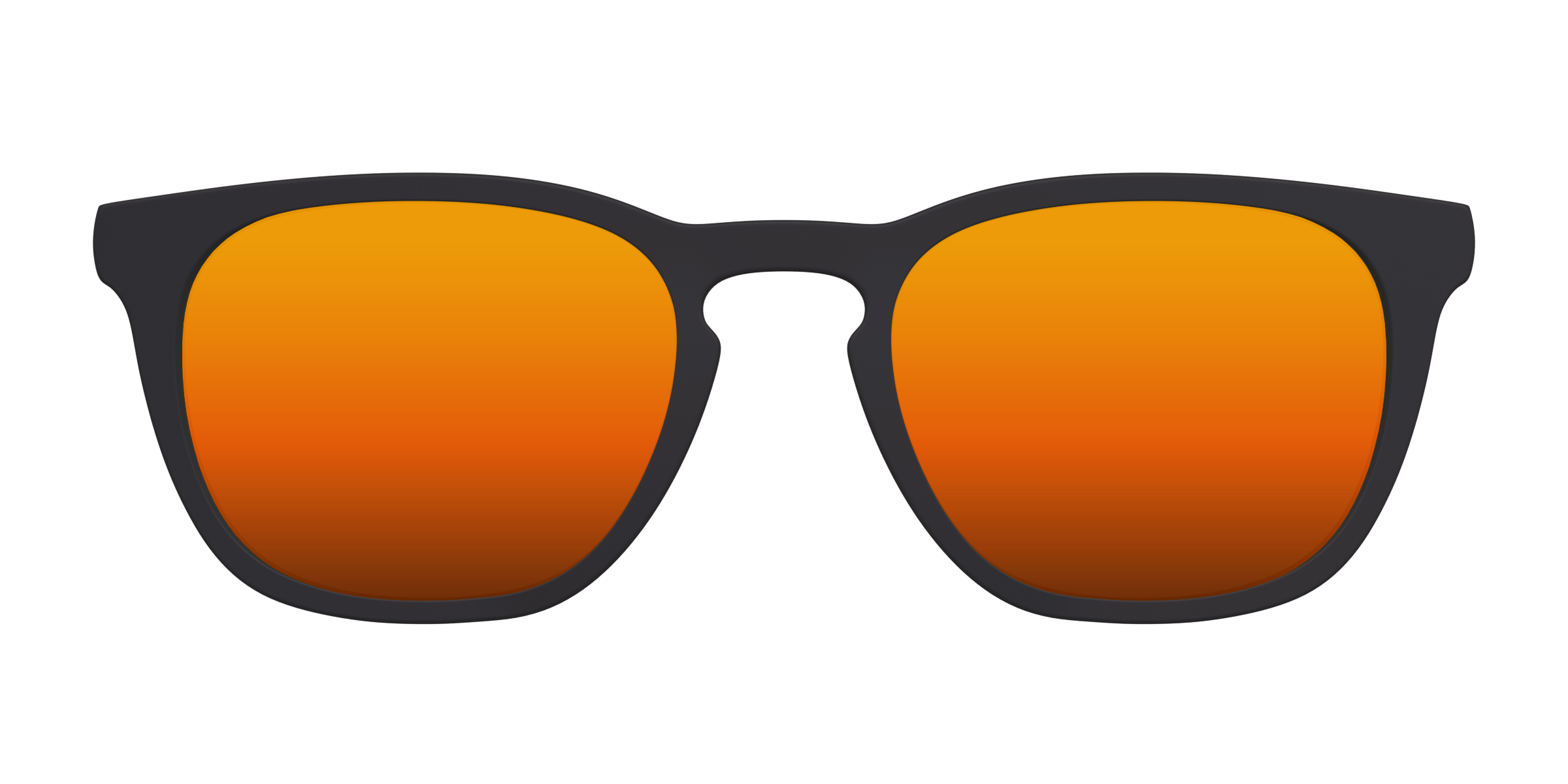 The Polarized Orange Reflective Sun Top - Image 4