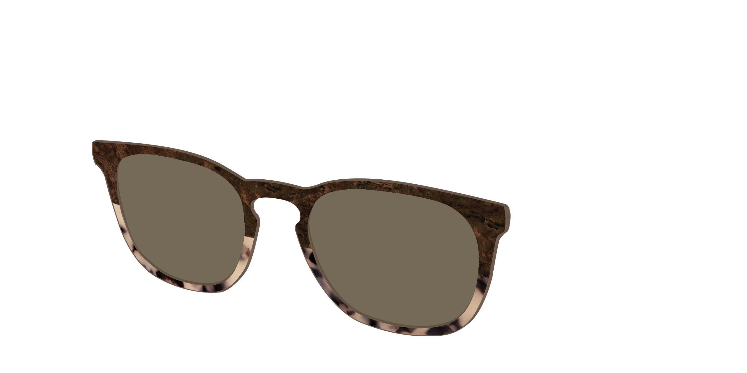 The Polarized Dark Oak Tortoise Split Sun Top - Image 8