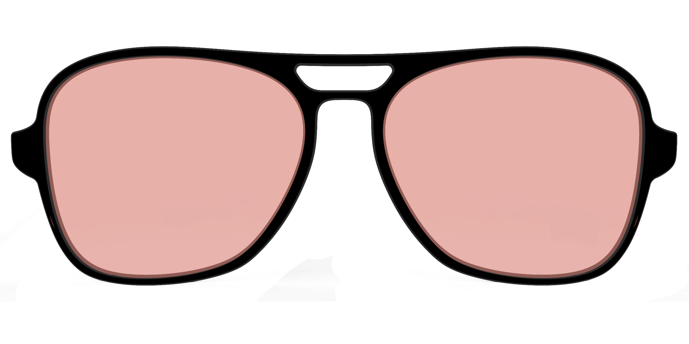 The Black With Coral Pink Lens - Image 51