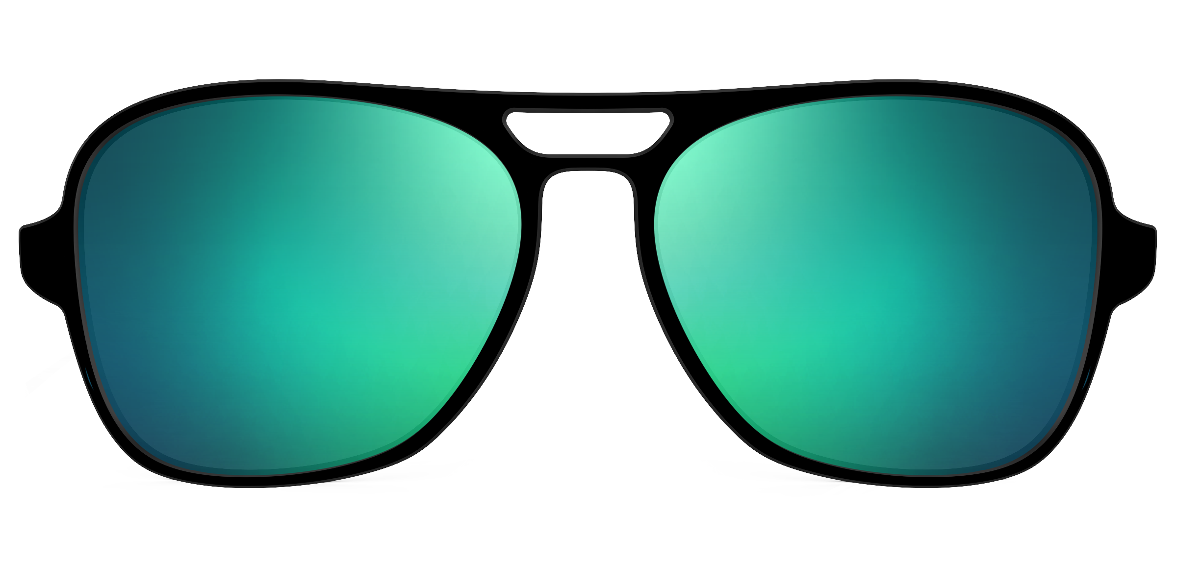 The Polarized Green Reflective Sun Top - Image 33