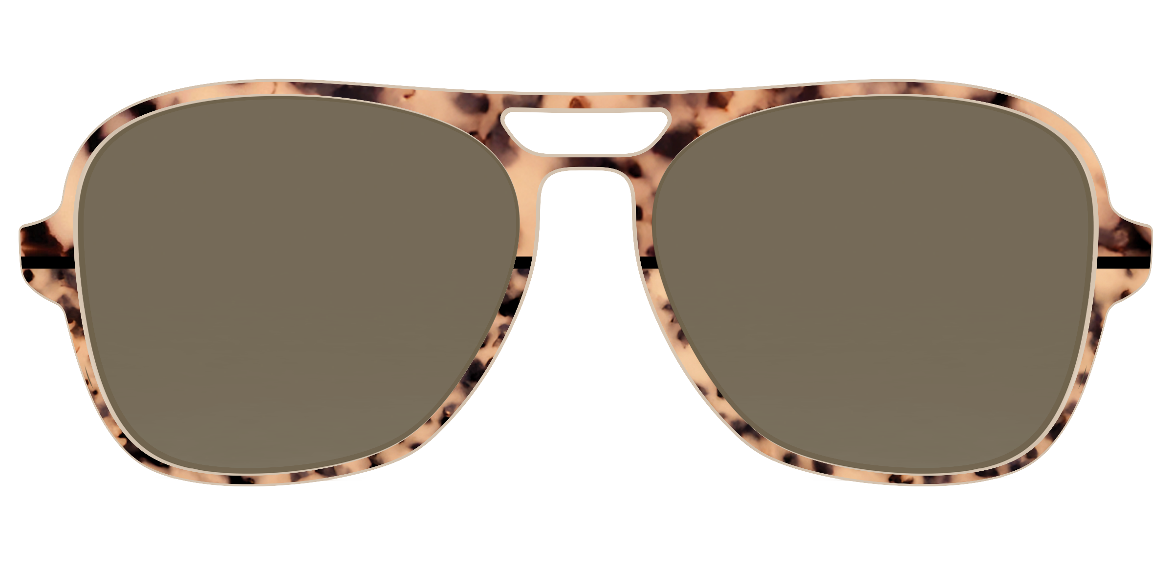 The Polarized Bisque Tortoise Split Sun Top - Image 51