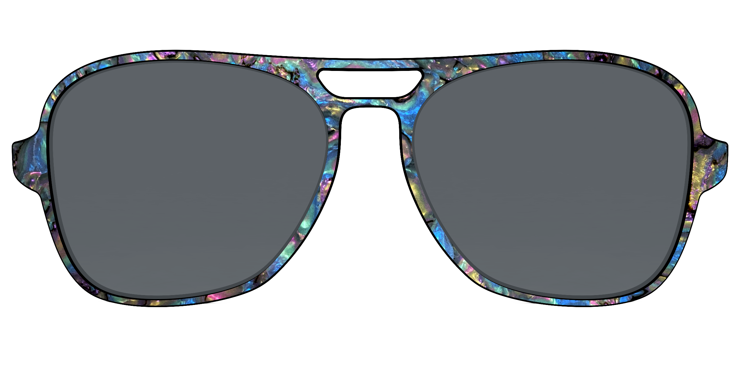 The Polarized Midnight Abalone Sun Top - Image 51