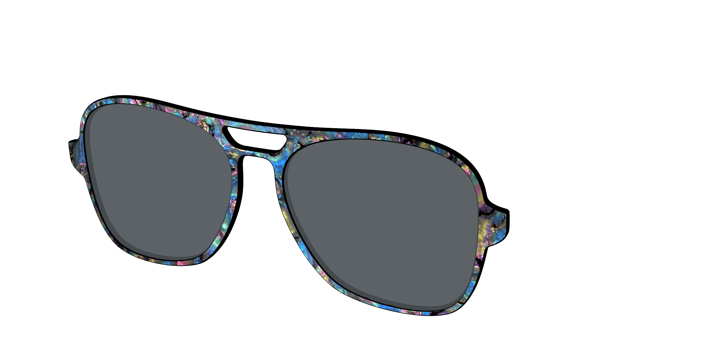 The Polarized Midnight Abalone Sun Top - Image 52