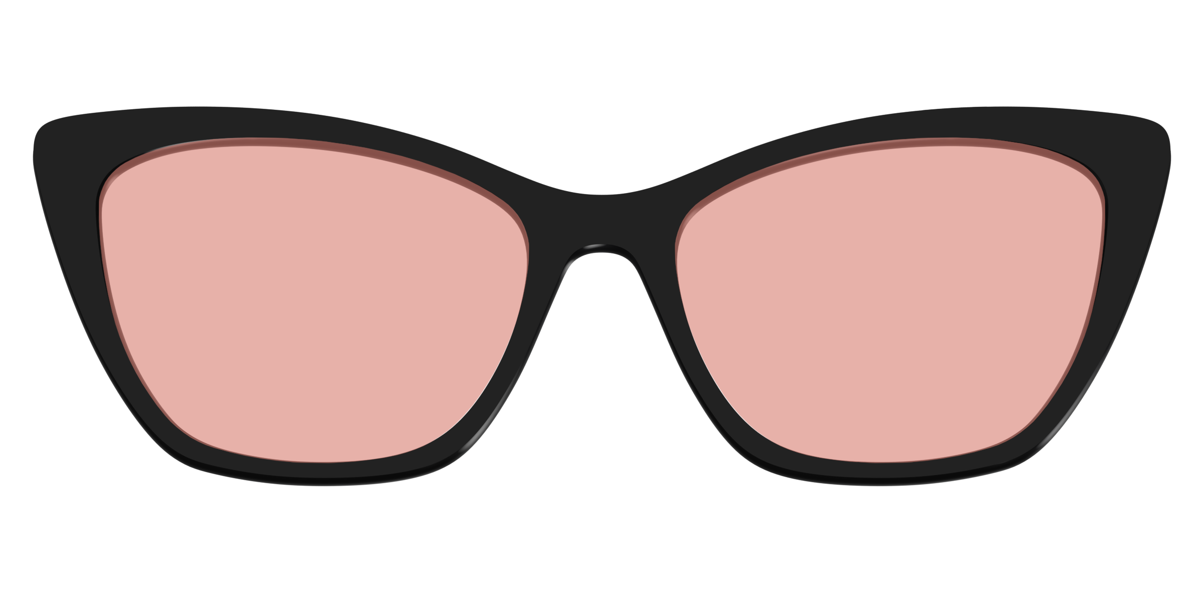 The Black With Coral Pink Lens - Image 25