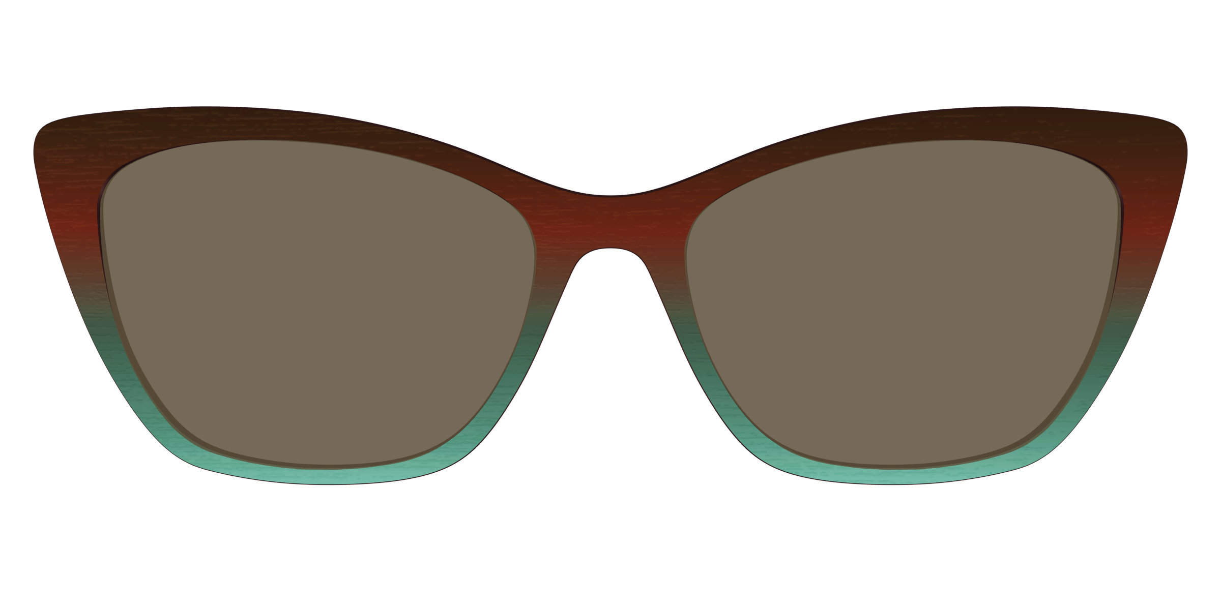 The Polarized Mahogany to Juniper Woodgrain Sun Top - Image 25