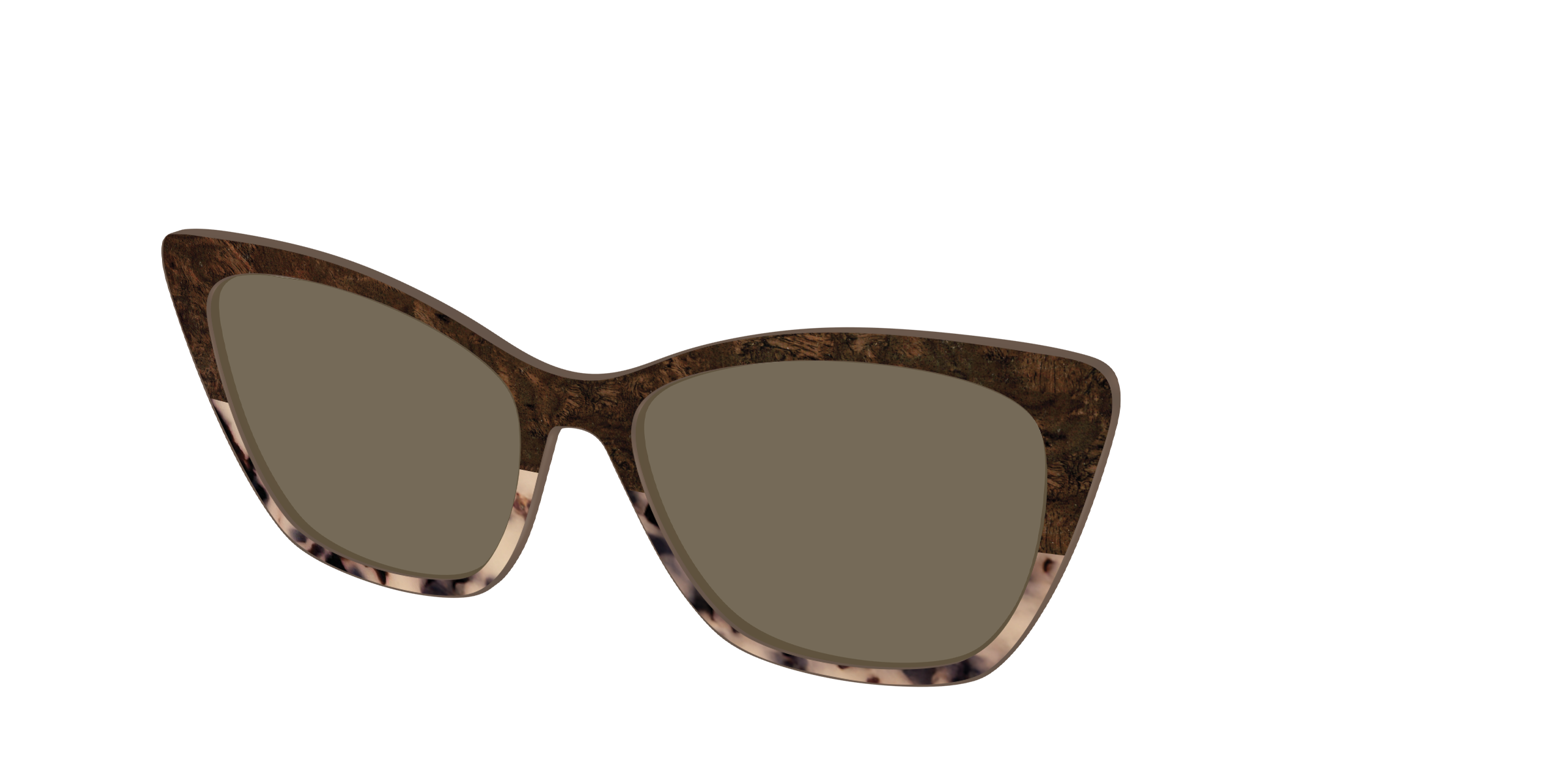The Polarized Dark Oak Tortoise Split Sun Top - Image 26
