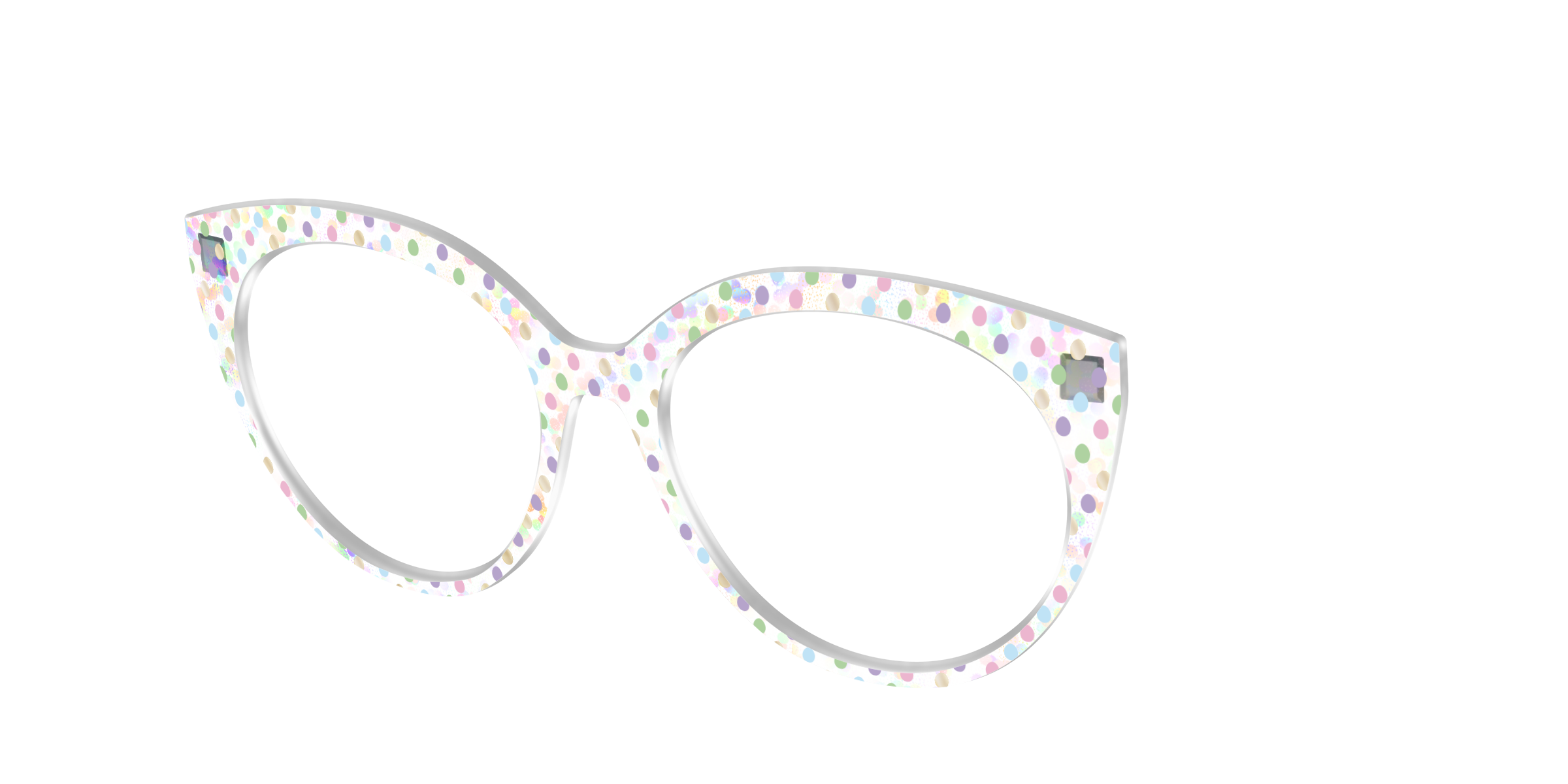 The Egg Polka Dot with Gold Foil Crystal - Image 44