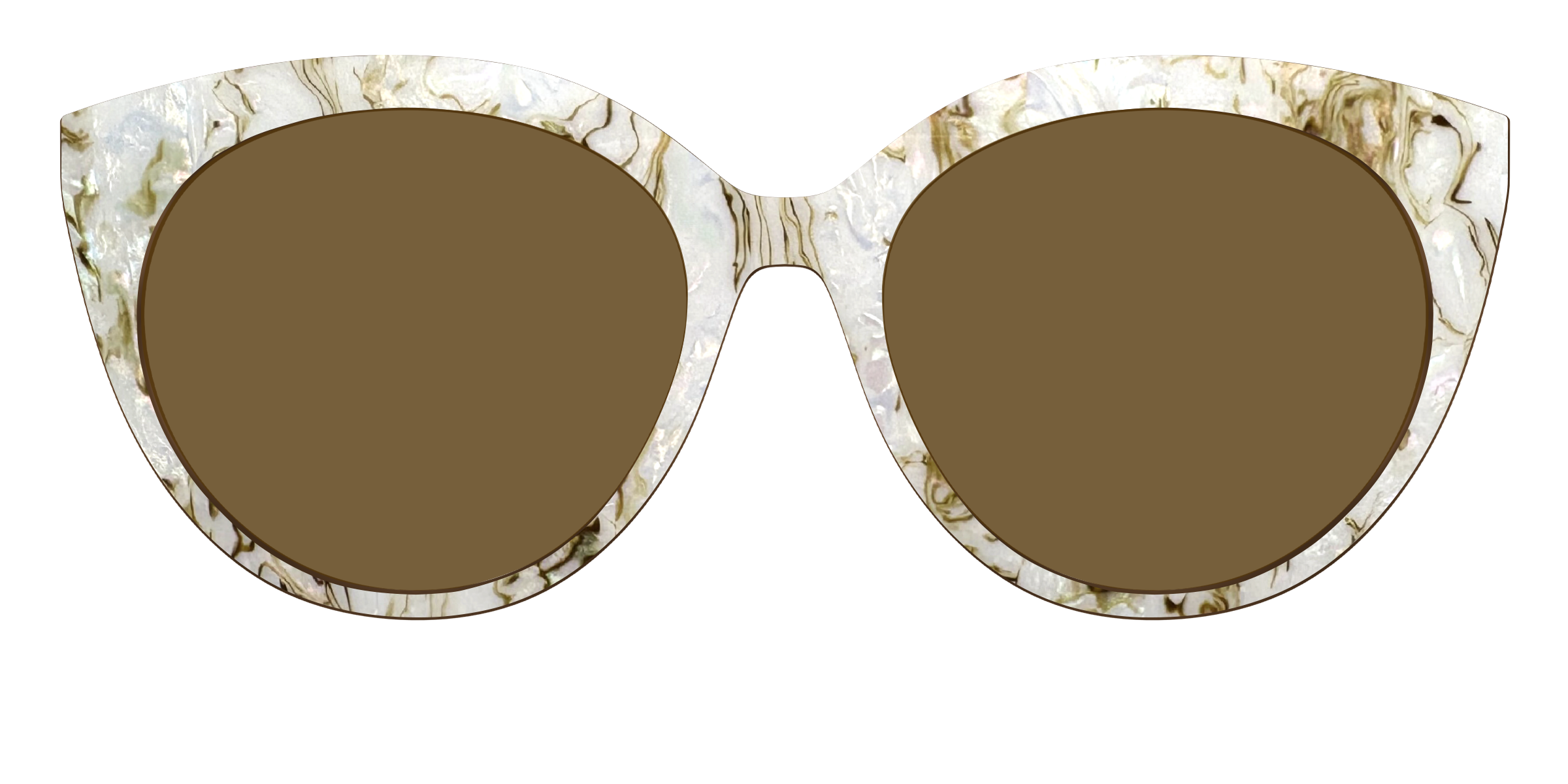 The Polarized Ivory Sand Pearl Shell Sun Top - Image 43