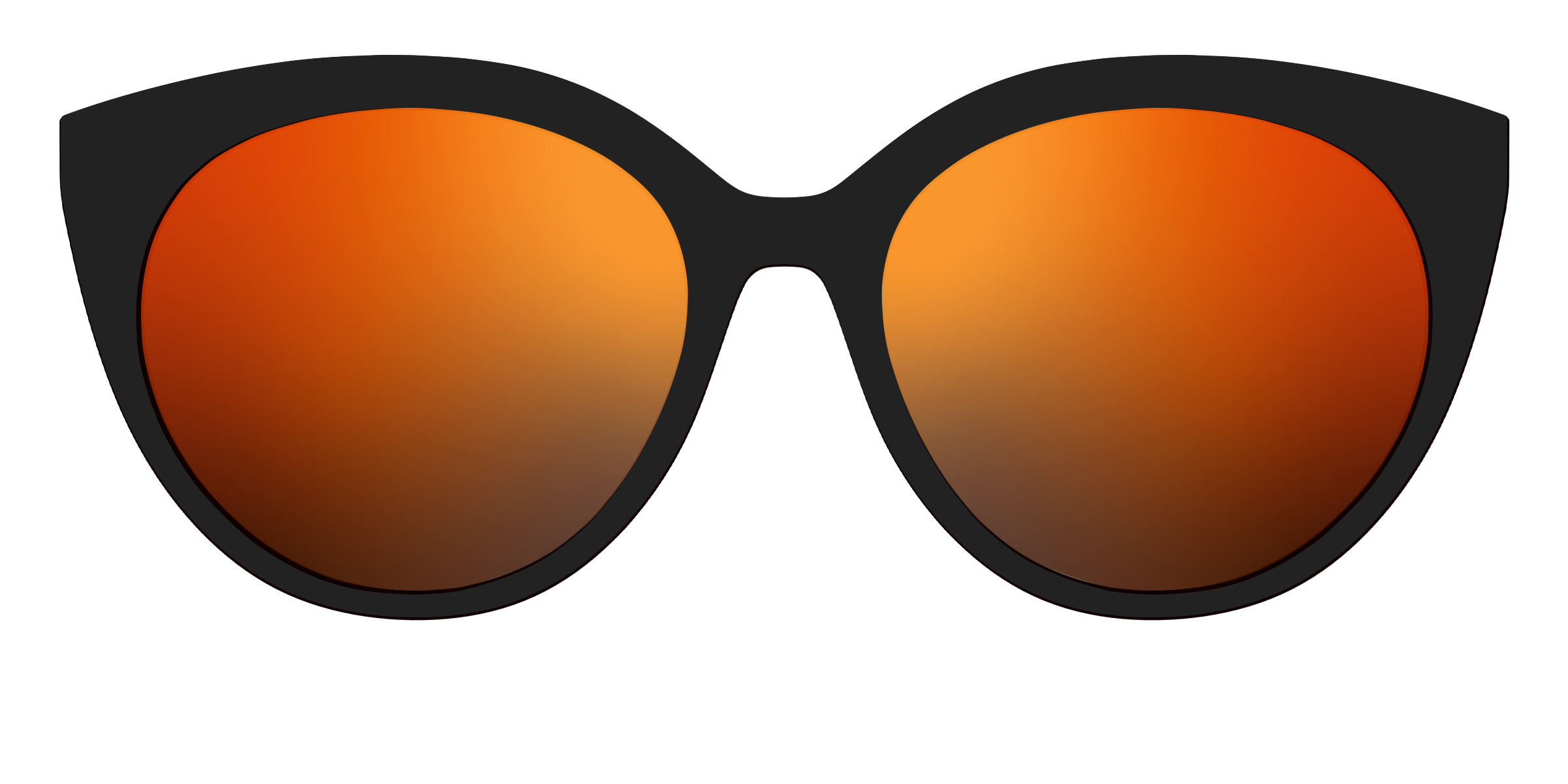 The Polarized Orange Reflective Sun Top - Image 25