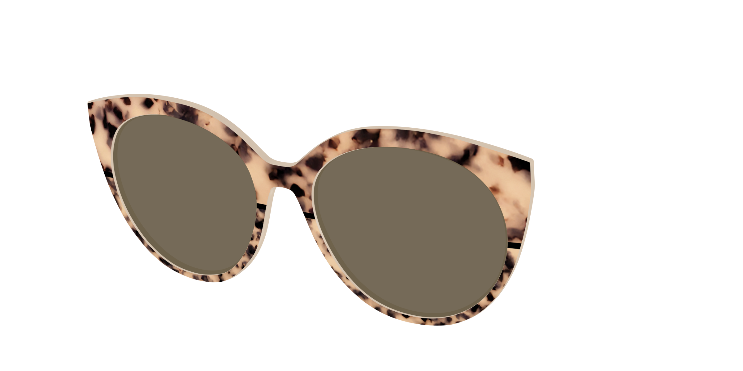 The Polarized Bisque Tortoise Split Sun Top - Image 44