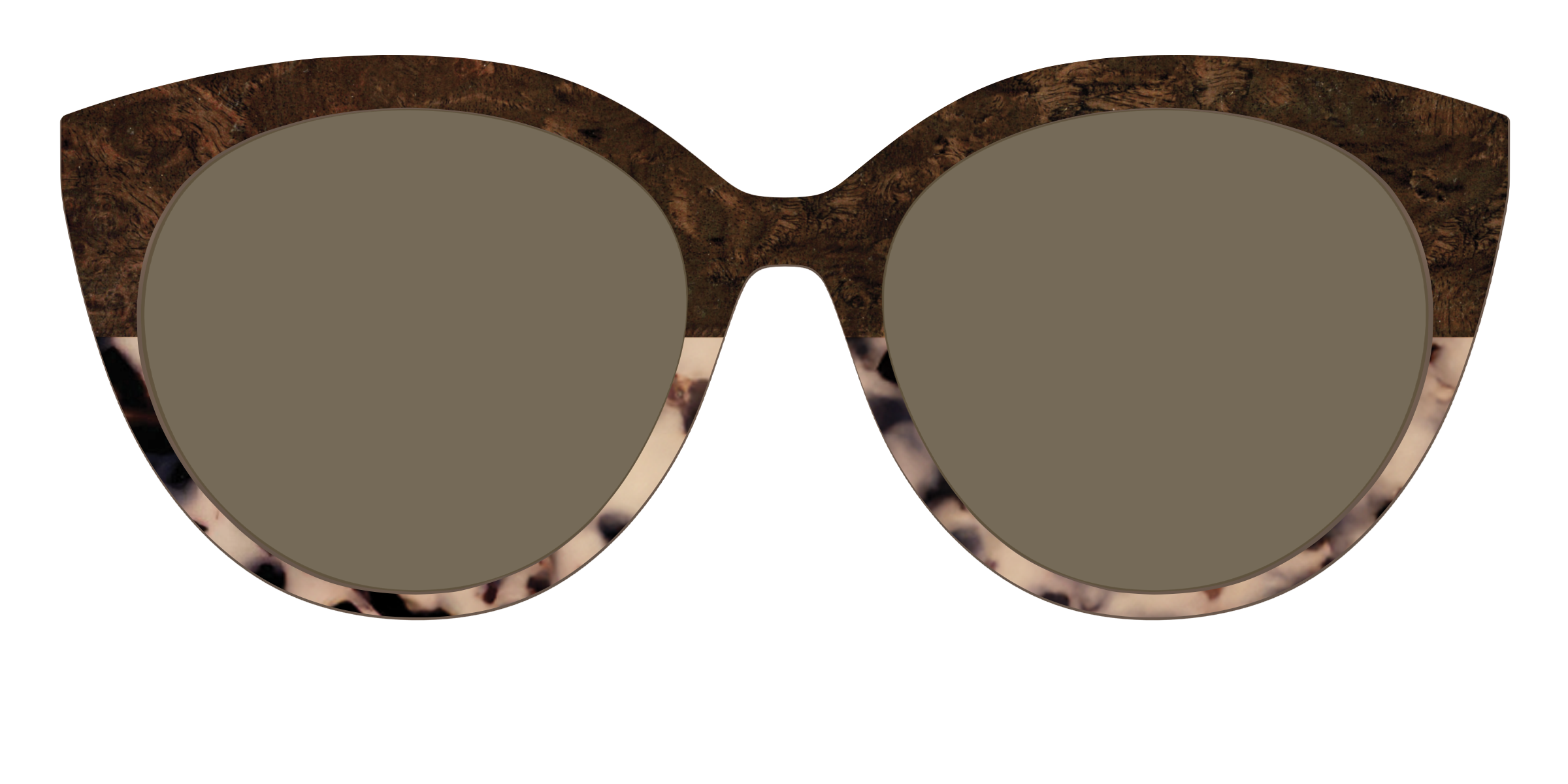 The Polarized Dark Oak Tortoise Split Sun Top - Image 43