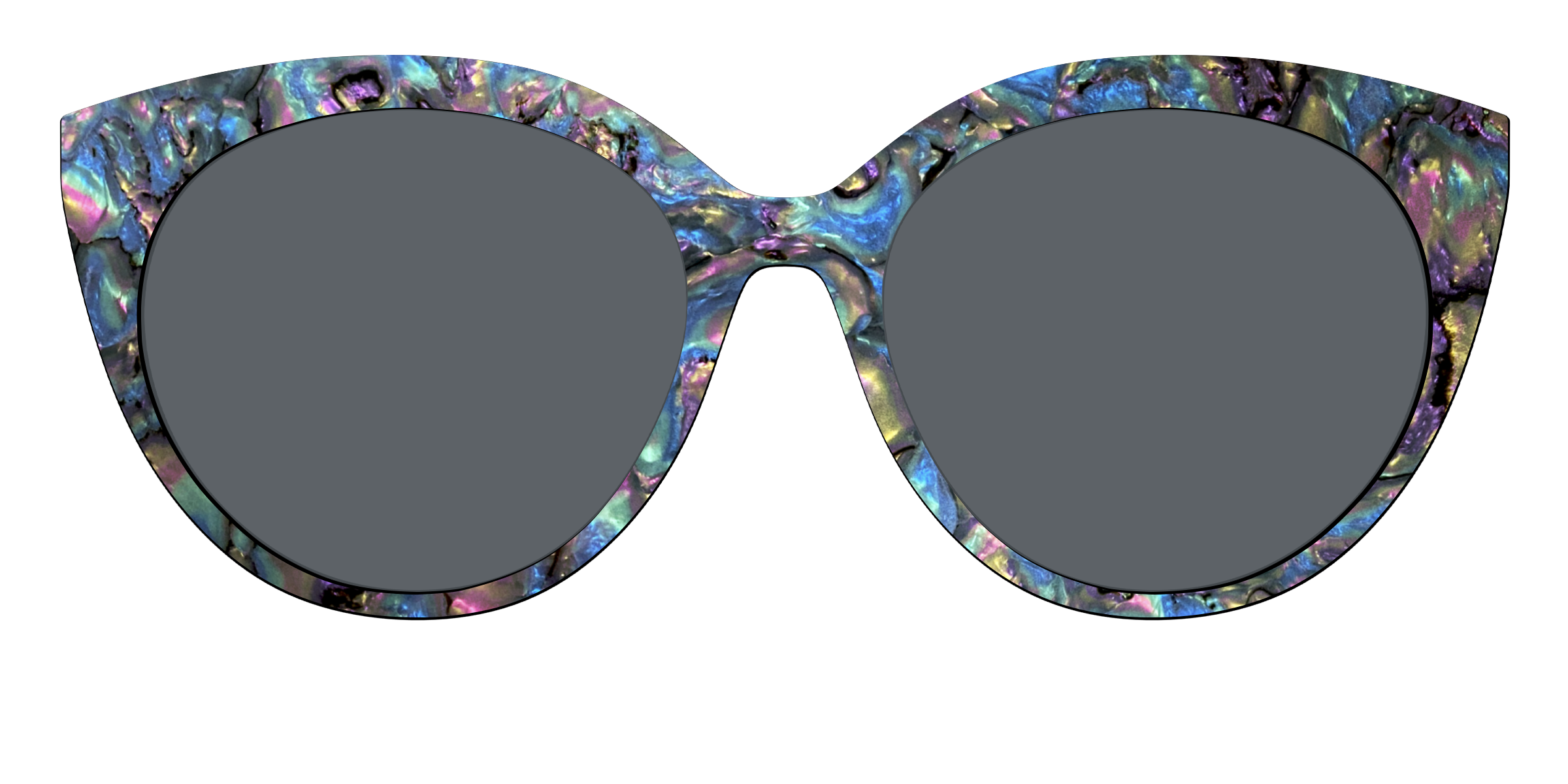 The Polarized Midnight Abalone Sun Top - Image 43