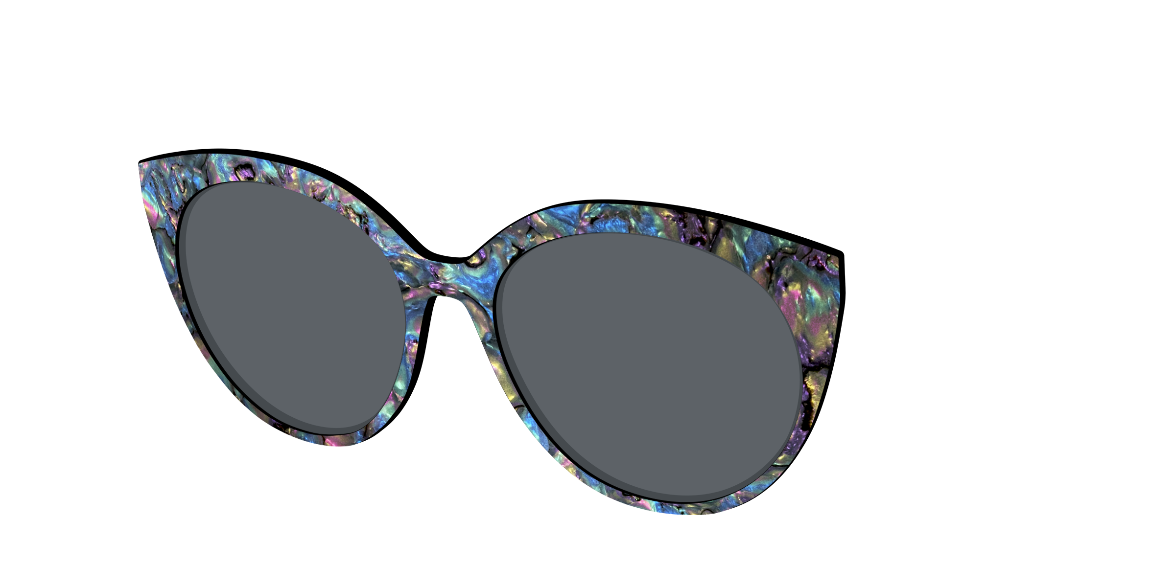 The Polarized Midnight Abalone Sun Top - Image 44