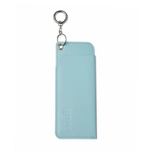 The Top Frame Keychain Case Iris Blue