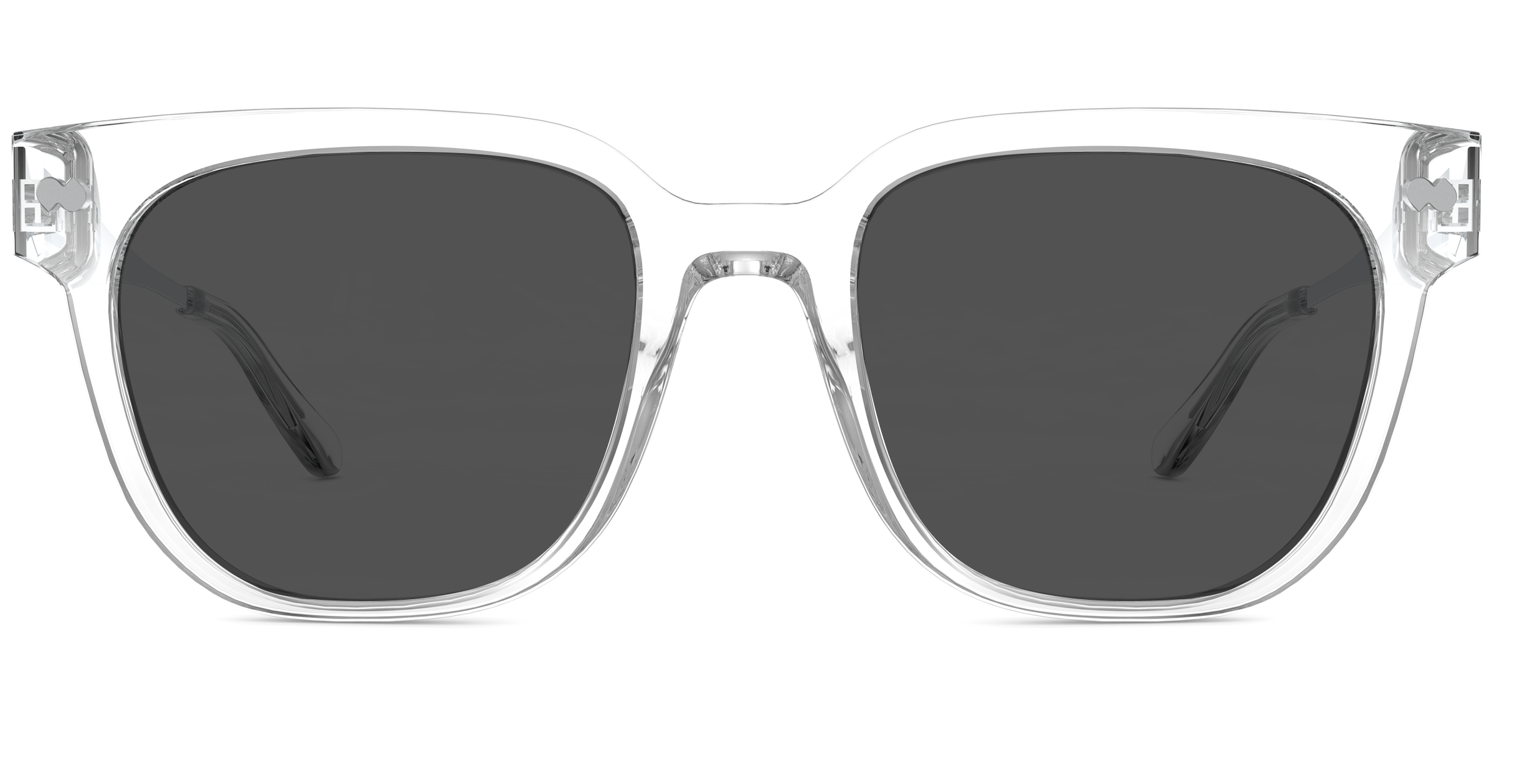 The Murphy - Crystal Clear Acetate Silver Metal Sun - Image 3