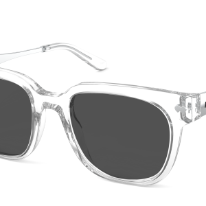 The Murphy - Crystal Clear Acetate Silver Metal Sun