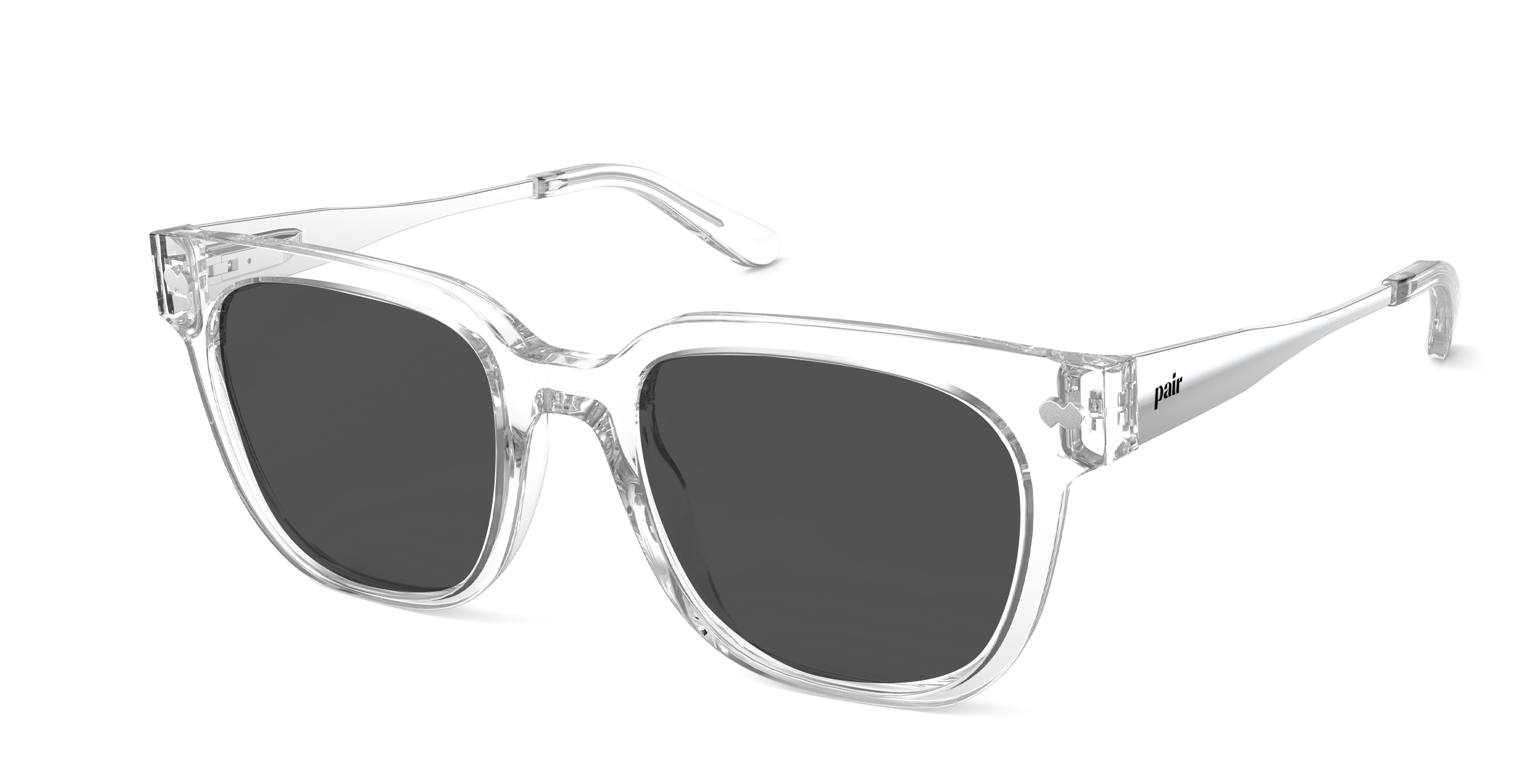 The Murphy - Crystal Clear Acetate Silver Metal Sun