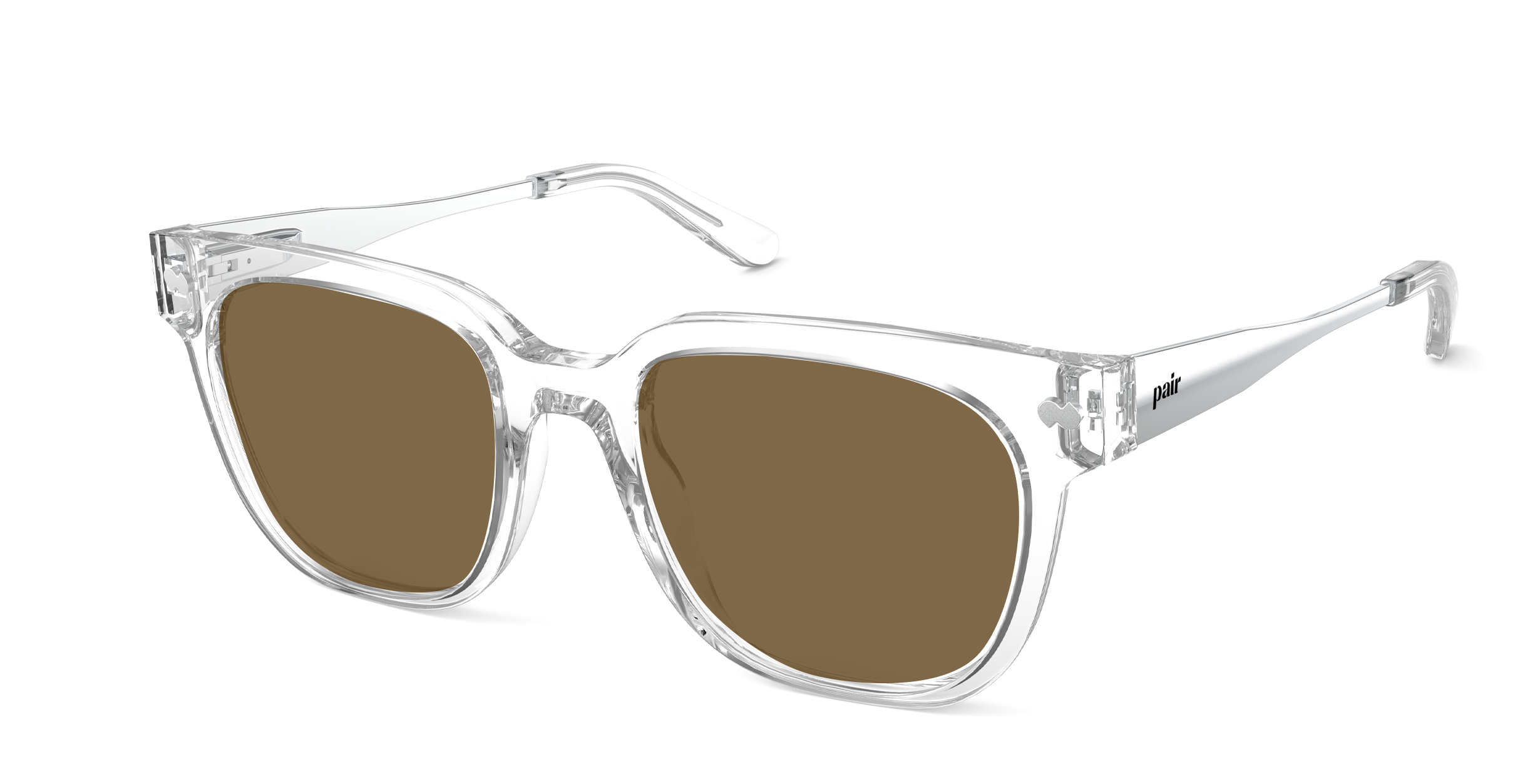 The Murphy - Crystal Clear Acetate Silver Metal Sun - Image 2