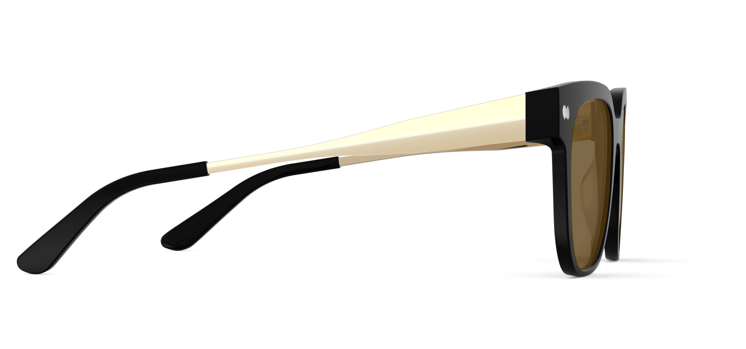 The Murphy - Black Acetate Gold Metal Sun - Image 6