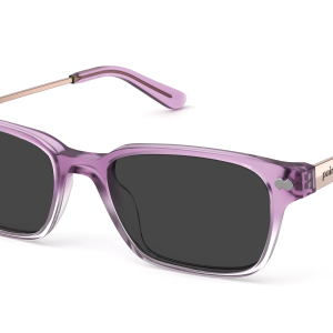The Finley - Violet Pearlized Gradient Acetate Rose Gold Metal Sun