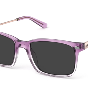 The Kirby - Violet Pearlized Gradient Acetate Rose Gold Metal Sun