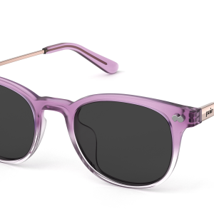 The Reese - Violet Pearlized Gradient Acetate Rose Gold Metal Sun
